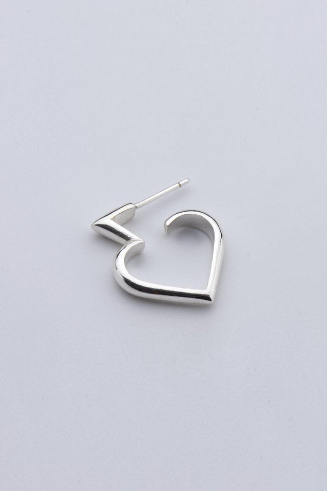 Spade Hoop Earring