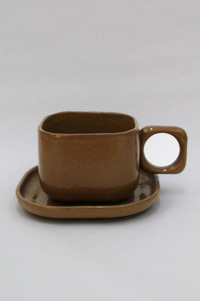 El Al Mug small- Brown