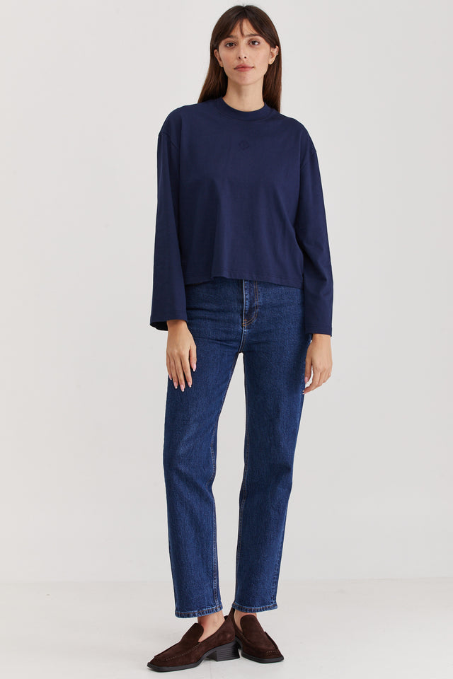 Lou Long T Dark Blue