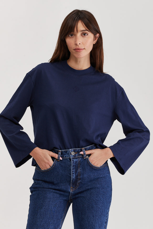 Lou Long T Dark Blue