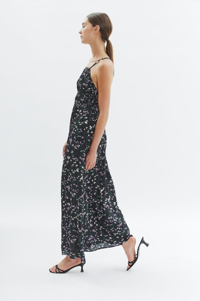 Jade Dress Black Floral
