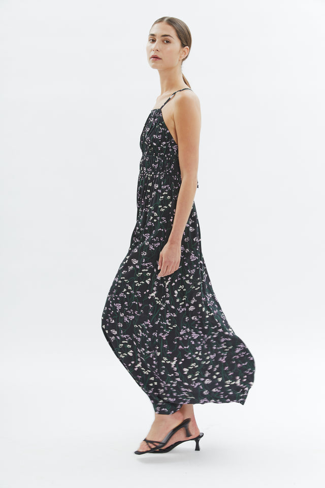 Jade Dress Black Floral