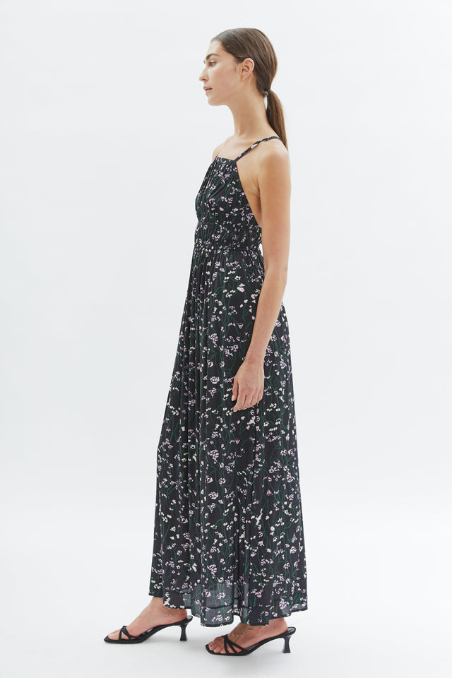 Jade Dress Black Floral