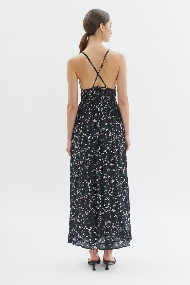 Jade Dress Black Floral