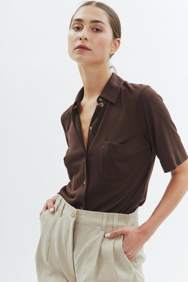 Alison Blouse Brown