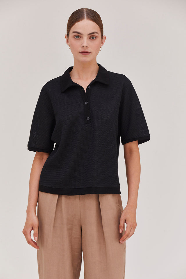 Holiday Blouse Black