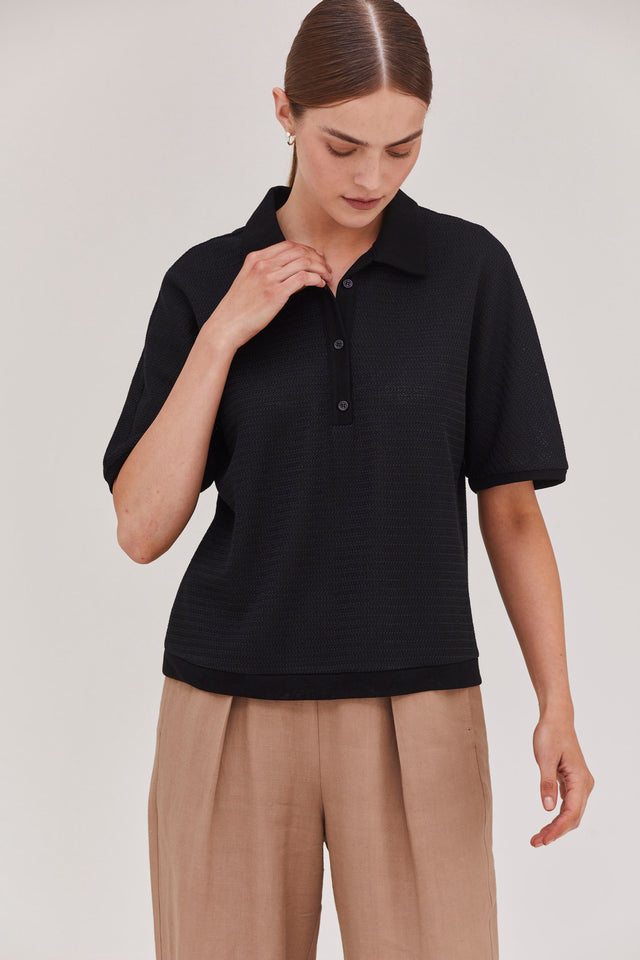 Holiday Blouse Black