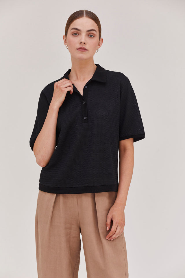 Holiday Blouse Black