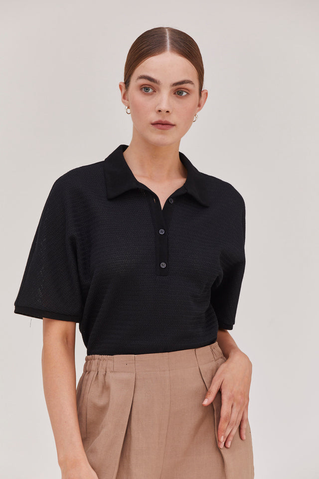 Holiday Blouse Black