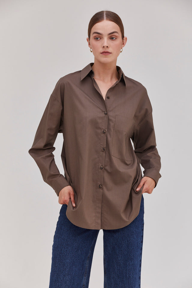Andy Blouse Brown