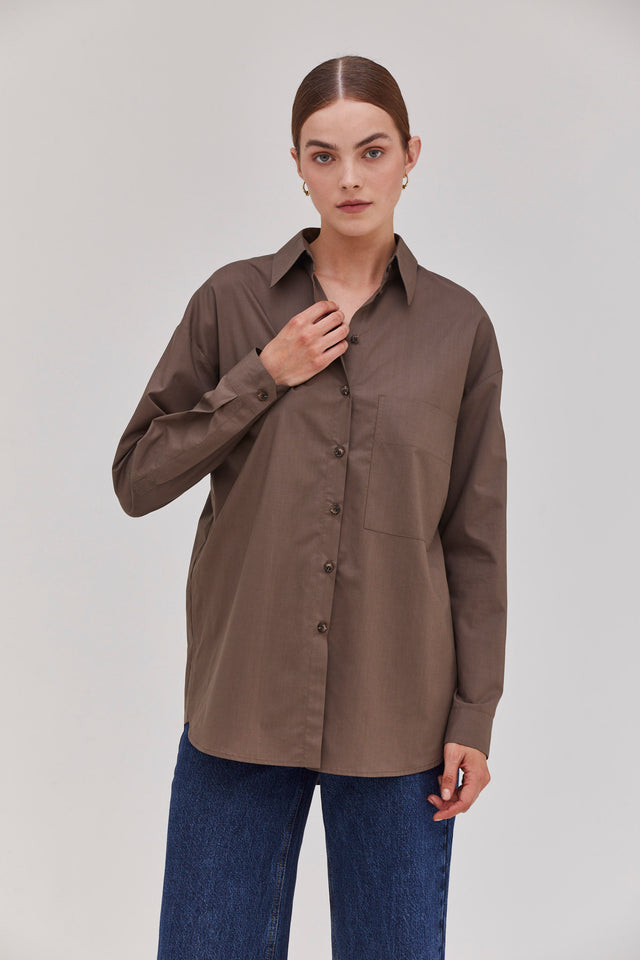 Andy Blouse Brown