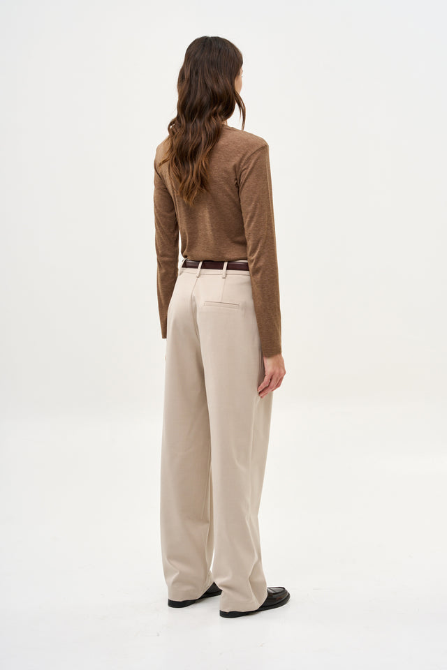 Noah Tailored Pants Beige