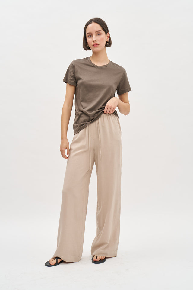 Uma Linen Pants Beige