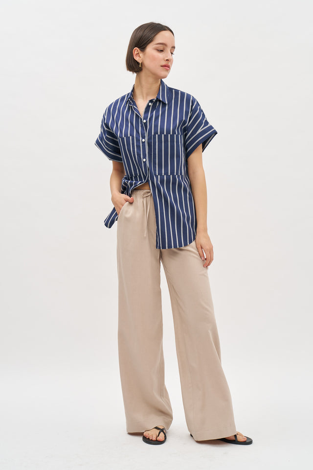 Uma Linen Pants Beige