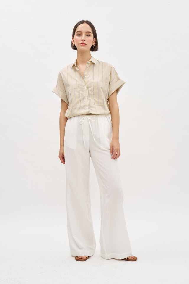 Uma Linen Pants White