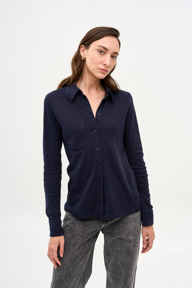 Alex Blouse Dark Blue