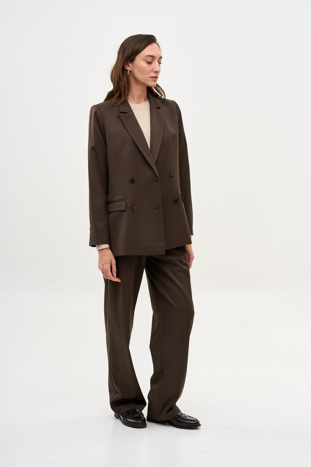 Elly Blazer Dusty Brown