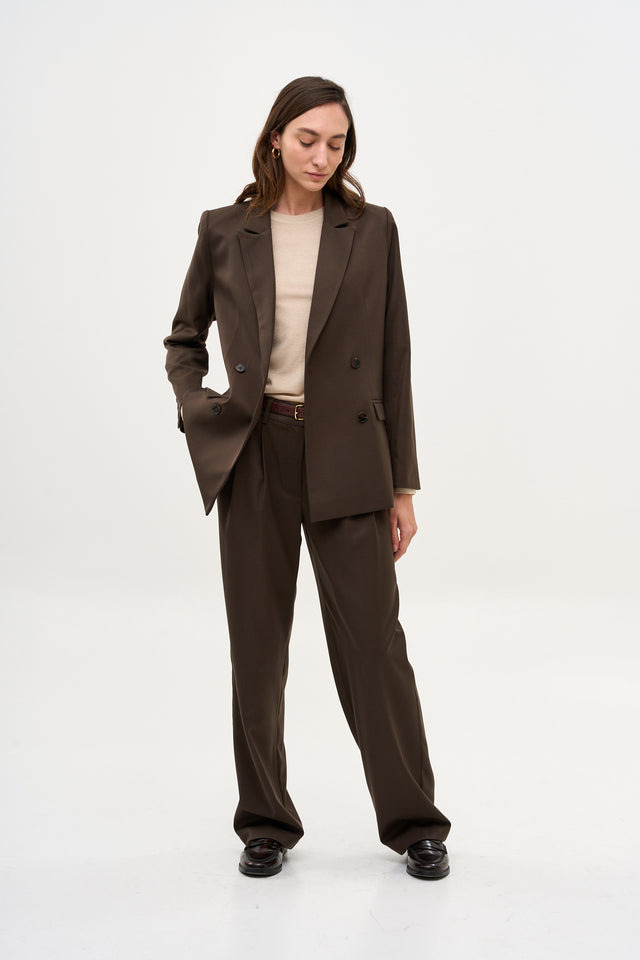 Elly Blazer Dusty Brown