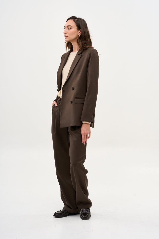 Elly Blazer Dusty Brown