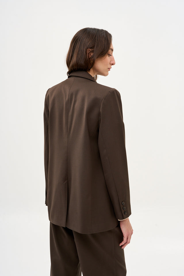 Elly Blazer Dusty Brown