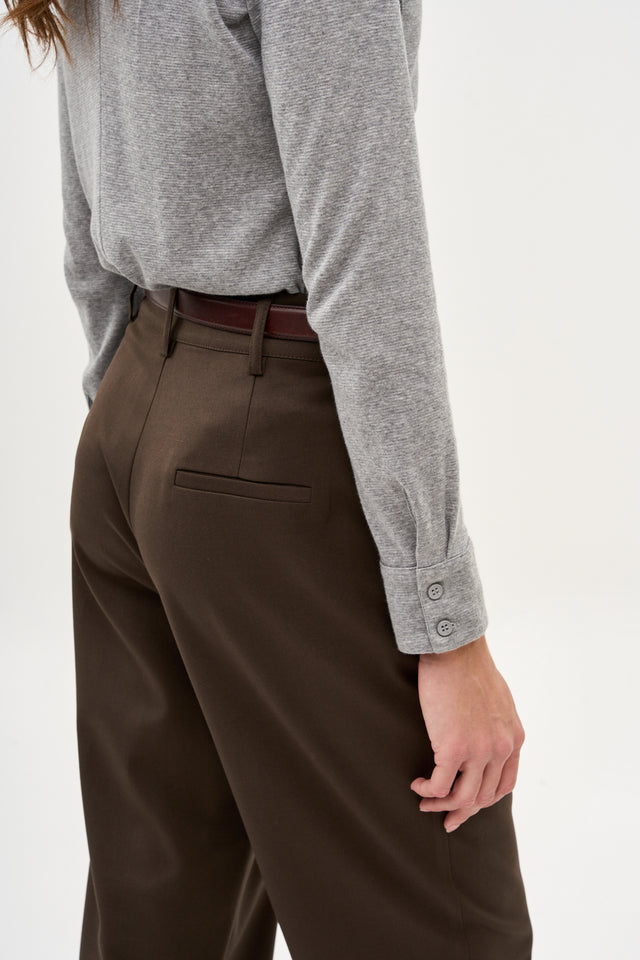 Harry Tailored Pants Dusty Brown