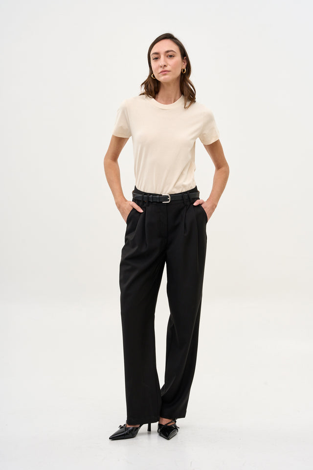 Noah Tailored Pants Black