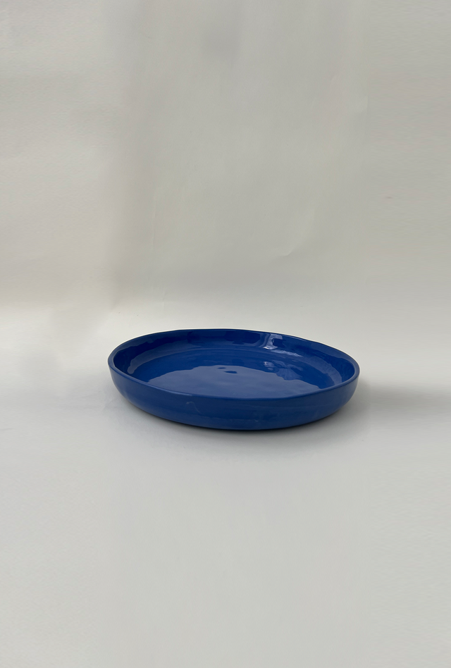 Plate Blue Small