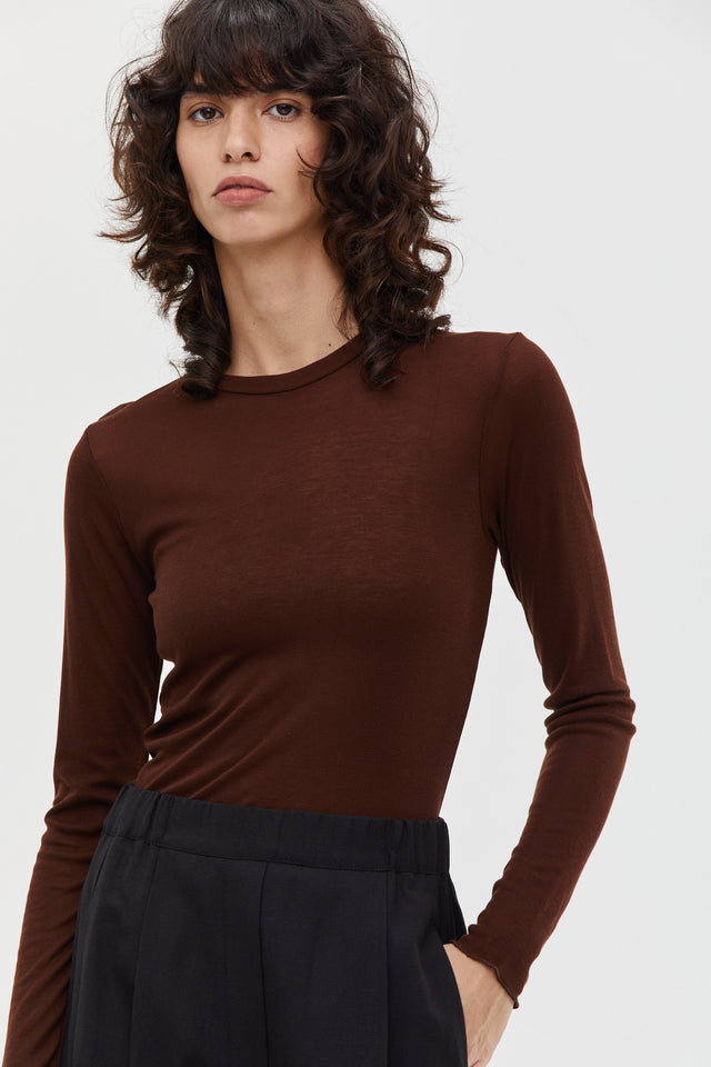 Vicky Cashmere Top Brown