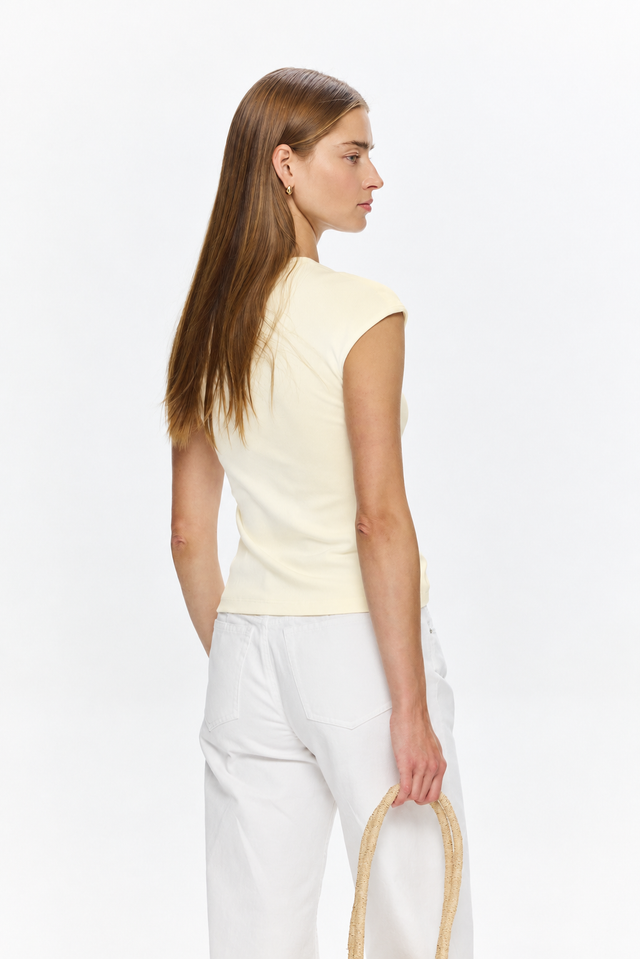 Ruby Slim T Butter Yellow