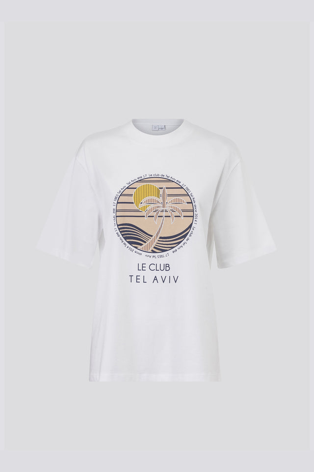 Le Club Oversized T White