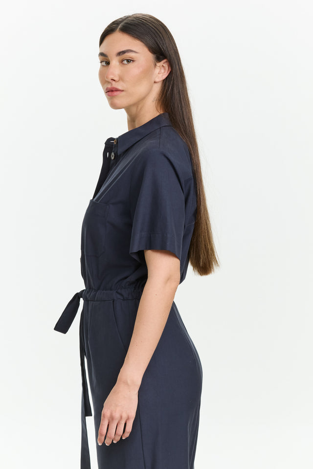 Ally Jumpsuit Navy Blue