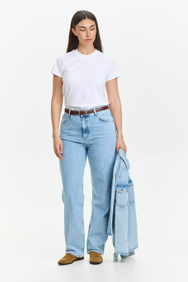 Classic Cut Denim Light Bluestone