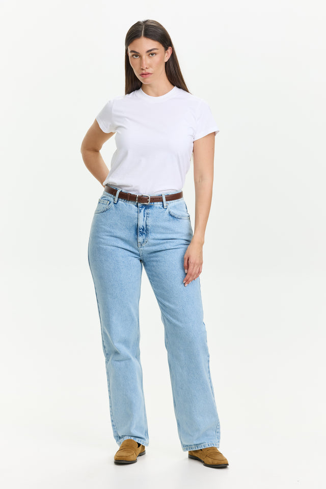 Classic Cut Denim Light Bluestone