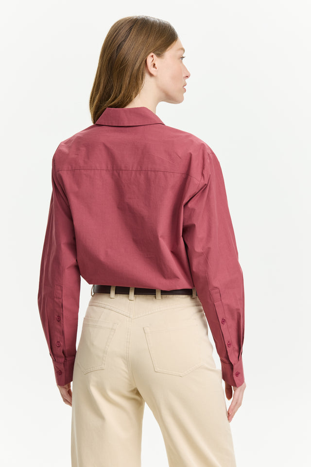 Sam Blouse Deep Red