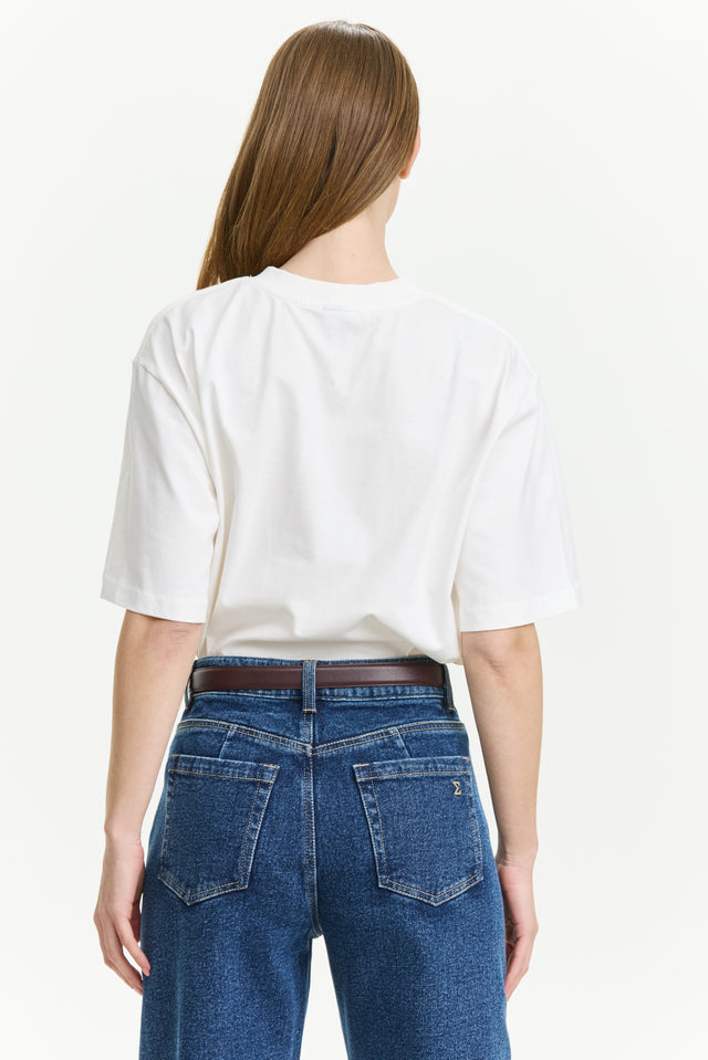 TRES Oversized T White