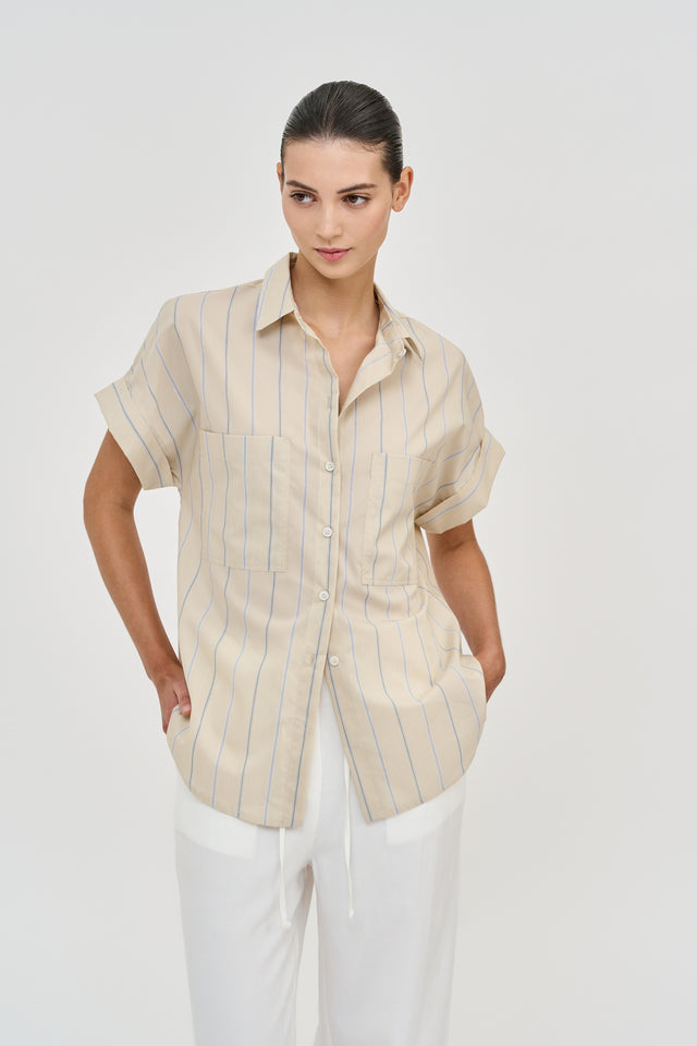 Daniel Blouse Sand stripes