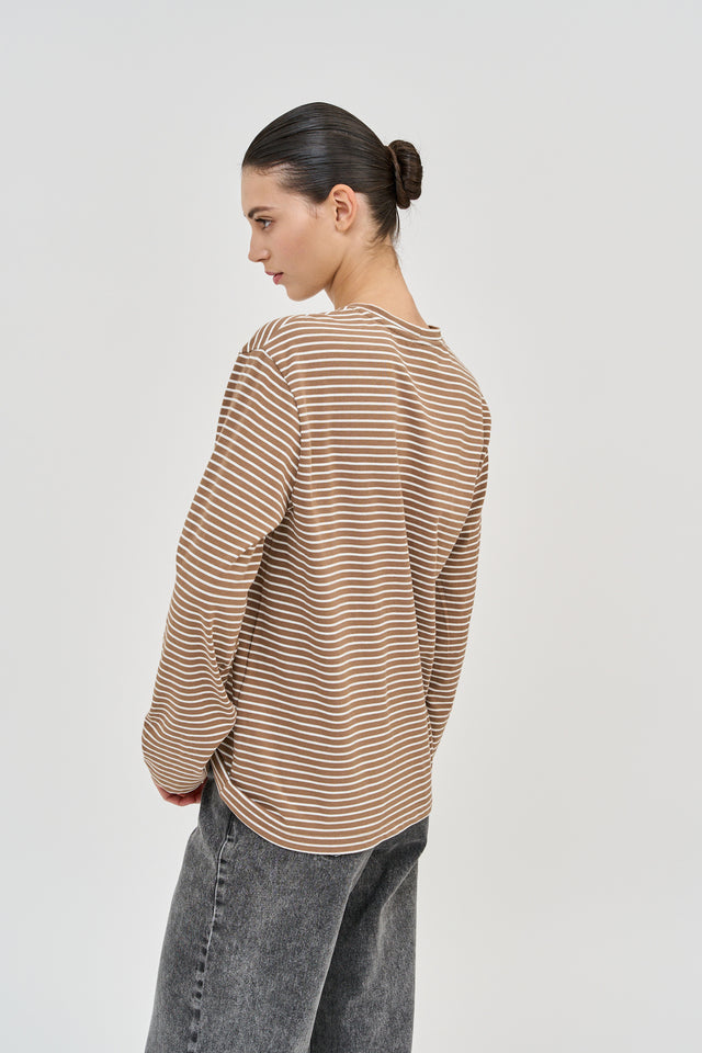 Long Sleeve T Brown