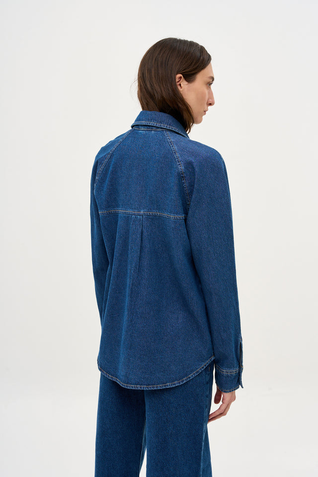 Denim Shirt Deep Blue