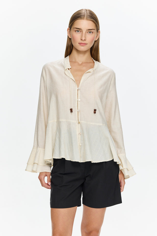 Charlotte Blouse Beige