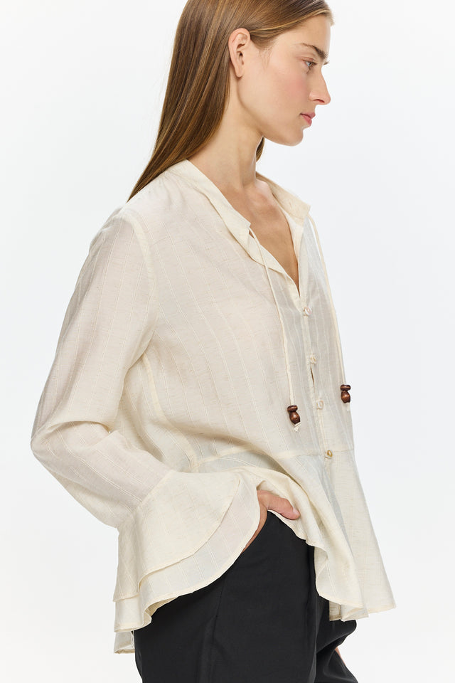 Charlotte Blouse Beige