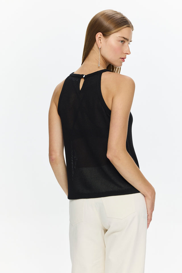 Liv knitted Top Black