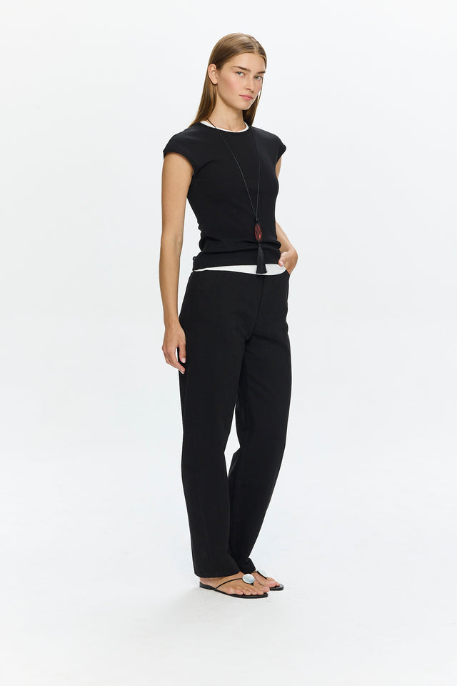 Ruby Slim T Black