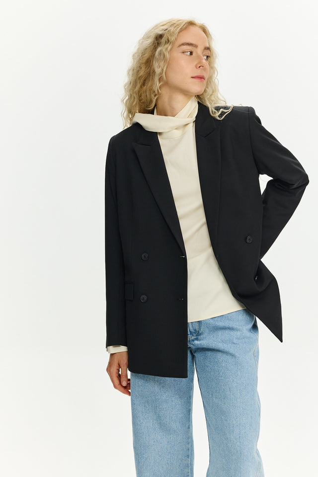 Elly Semi-Tailored Blazer Black