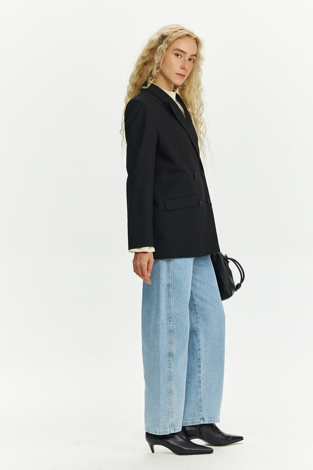 Elly Semi-Tailored Blazer Black