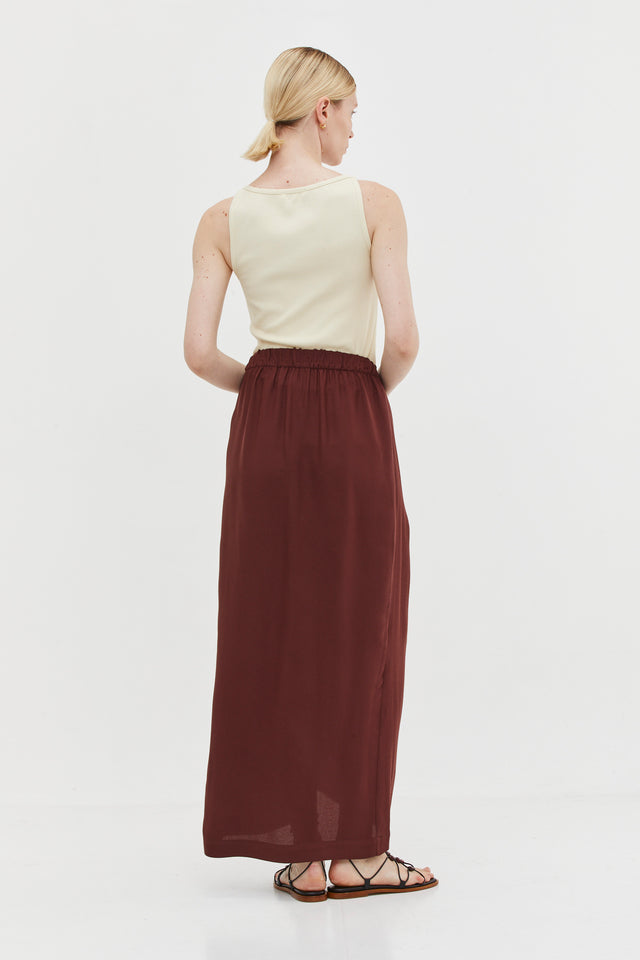 Jasmin Skirt Burgundy