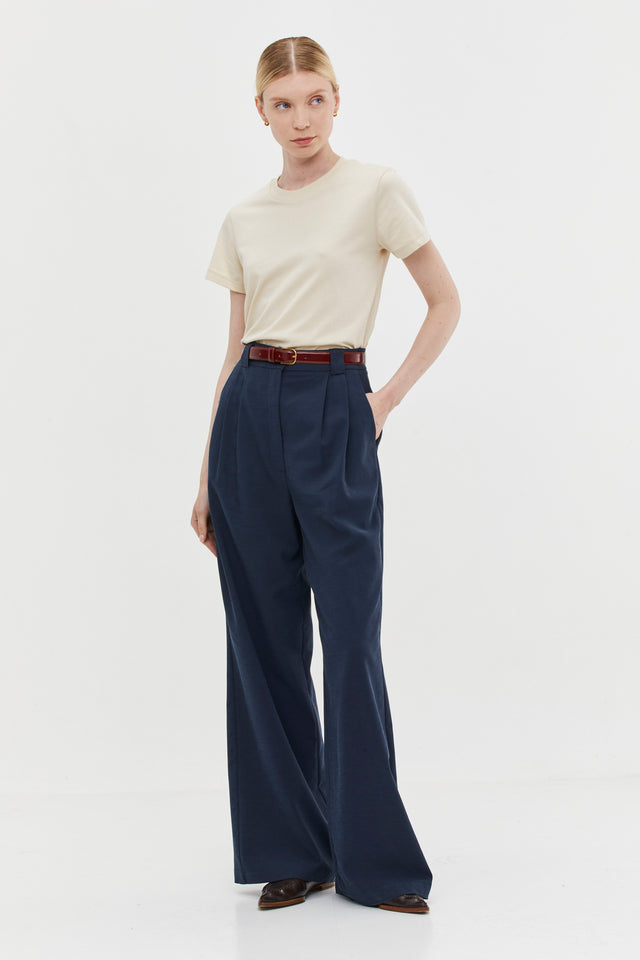 Luca Tailored Pants Blue