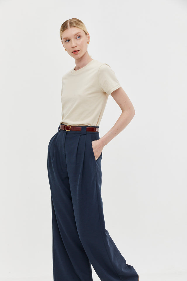 Luca Tailored Pants Blue