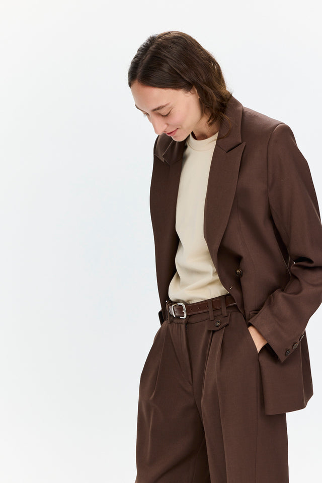 Elly Blazer Brown