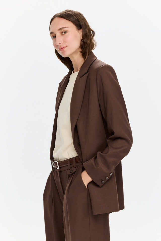 Elly Blazer Brown