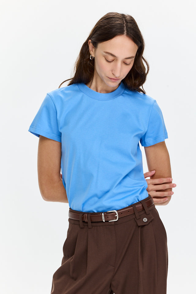 Tres fitted T Sky Blue
